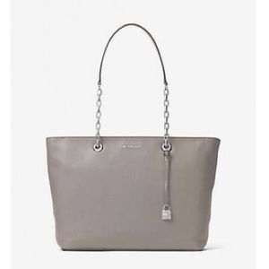 Micahel Kors Mercer Chainlink Leather Tote